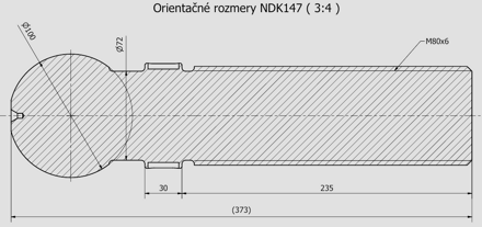 Guľová skrutka; NDK147;
